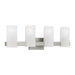 Myhouse Lighting Visual Comfort Studio - DJV1104BS - Four Light Vanity - Rhode - Brushed Steel