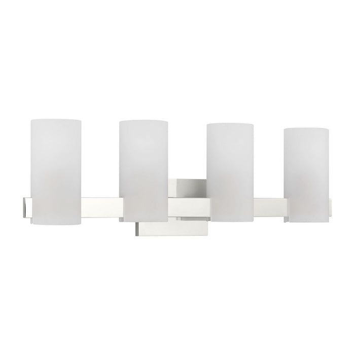 Myhouse Lighting Visual Comfort Studio - DJV1104CH - Four Light Vanity - Rhode - Chrome