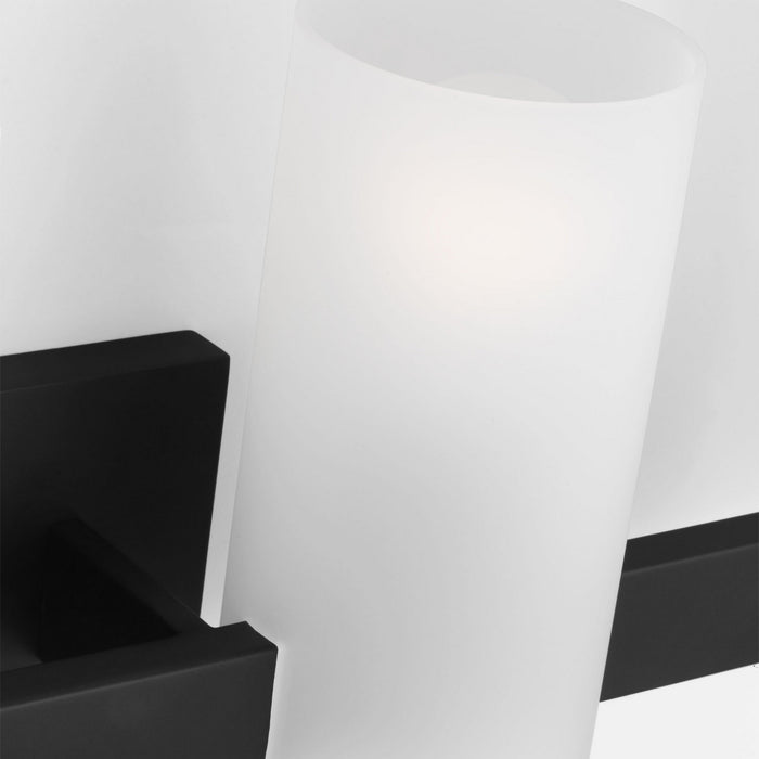 Myhouse Lighting Visual Comfort Studio - DJV1104MBK - Four Light Vanity - Rhode - Midnight Black