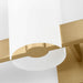 Myhouse Lighting Visual Comfort Studio - DJV1104SB - Four Light Vanity - Rhode - Satin Brass