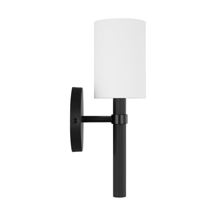 Myhouse Lighting Visual Comfort Studio - DJW1061MBK - One Light Wall Sconce - Manor - Midnight Black