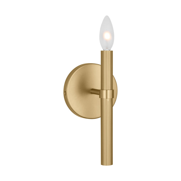 Myhouse Lighting Visual Comfort Studio - DJW1061SB - One Light Wall Sconce - Manor - Satin Brass