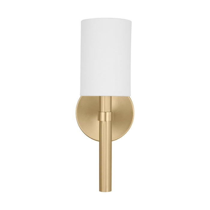 Myhouse Lighting Visual Comfort Studio - DJW1061SB - One Light Wall Sconce - Manor - Satin Brass