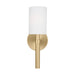Myhouse Lighting Visual Comfort Studio - DJW1061SB - One Light Wall Sconce - Manor - Satin Brass