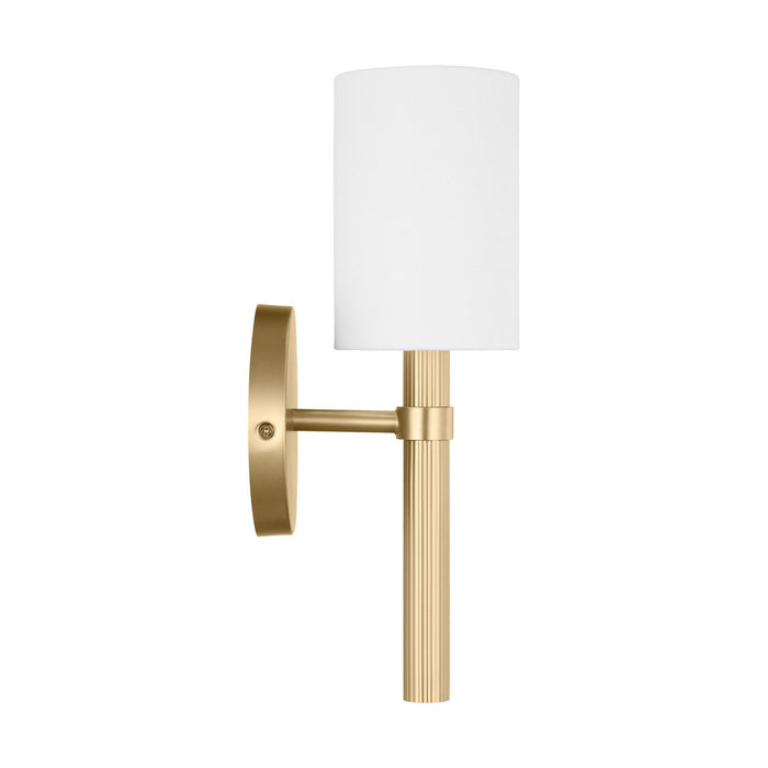 Myhouse Lighting Visual Comfort Studio - DJW1061SB - One Light Wall Sconce - Manor - Satin Brass