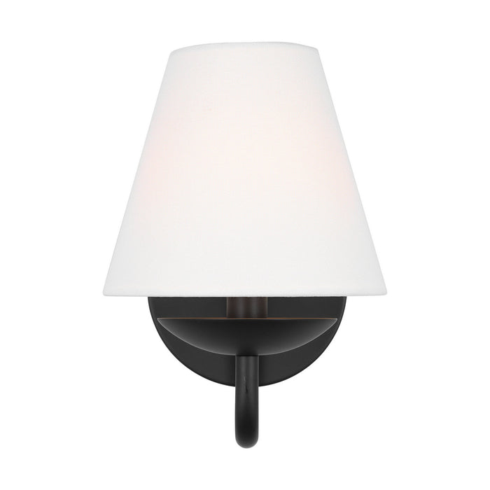 Myhouse Lighting Visual Comfort Studio - DJW1071MBK - One Light Wall Sconce - Albion - Midnight Black