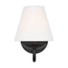 Myhouse Lighting Visual Comfort Studio - DJW1071MBK - One Light Wall Sconce - Albion - Midnight Black