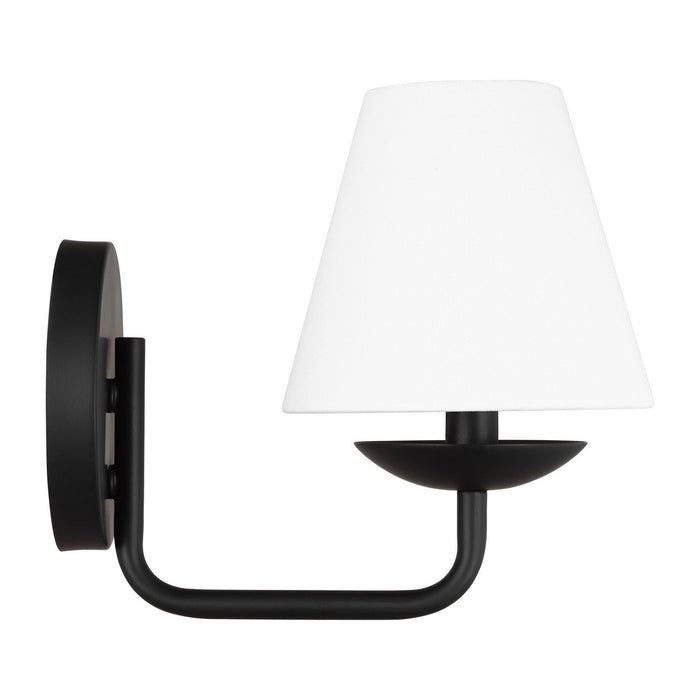 Myhouse Lighting Visual Comfort Studio - DJW1071MBK - One Light Wall Sconce - Albion - Midnight Black