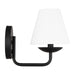 Myhouse Lighting Visual Comfort Studio - DJW1071MBK - One Light Wall Sconce - Albion - Midnight Black