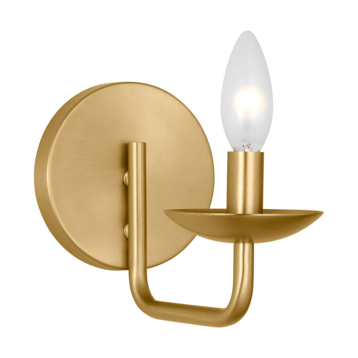 Myhouse Lighting Visual Comfort Studio - DJW1071SB - One Light Wall Sconce - Albion - Satin Brass