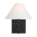 Myhouse Lighting Visual Comfort Studio - DJW1081MBK - One Light Wall Sconce - Eldon - Midnight Black