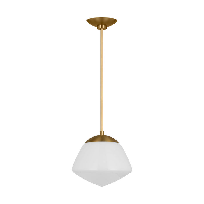 Myhouse Lighting Visual Comfort Studio - EP1351BBS - One Light Pendant - Milne - Burnished Brass