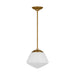 Myhouse Lighting Visual Comfort Studio - EP1351BBS - One Light Pendant - Milne - Burnished Brass