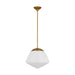 Myhouse Lighting Visual Comfort Studio - EP1361BBS - One Light Pendant - Milne - Burnished Brass