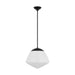 Myhouse Lighting Visual Comfort Studio - EP1361MBK - One Light Pendant - Milne - Midnight Black