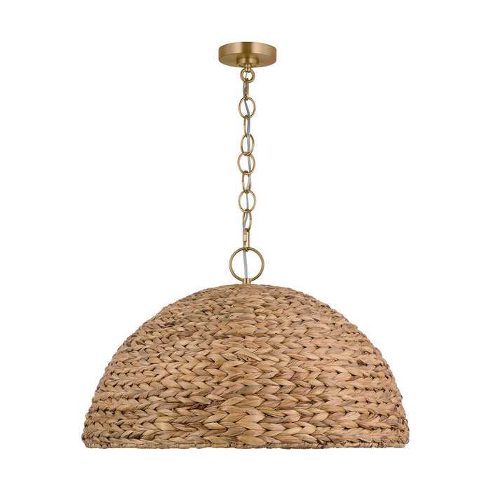 Myhouse Lighting Visual Comfort Studio - EP1373BBS - Three Light Pendant - Cay - Burnished Brass