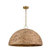 Myhouse Lighting Visual Comfort Studio - EP1383BBS - Three Light Pendant - Cay - Burnished Brass