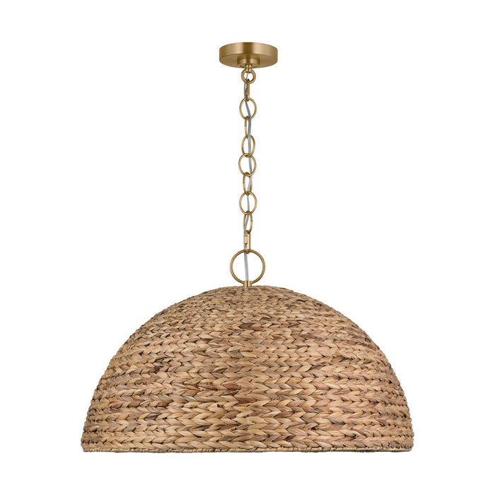 Myhouse Lighting Visual Comfort Studio - EP1383BBS - Three Light Pendant - Cay - Burnished Brass