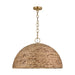 Myhouse Lighting Visual Comfort Studio - EP1383BBS - Three Light Pendant - Cay - Burnished Brass