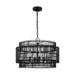 Myhouse Lighting Visual Comfort Studio - EP1394AI - Four Light Pendant - Elio - Aged Iron