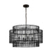 Myhouse Lighting Visual Comfort Studio - EP1404AI - Four Light Pendant - Elio - Aged Iron
