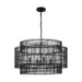 Myhouse Lighting Visual Comfort Studio - EP1404AI - Four Light Pendant - Elio - Aged Iron