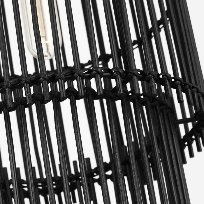 Myhouse Lighting Visual Comfort Studio - EP1411AI - One Light Pendant - Elio - Aged Iron