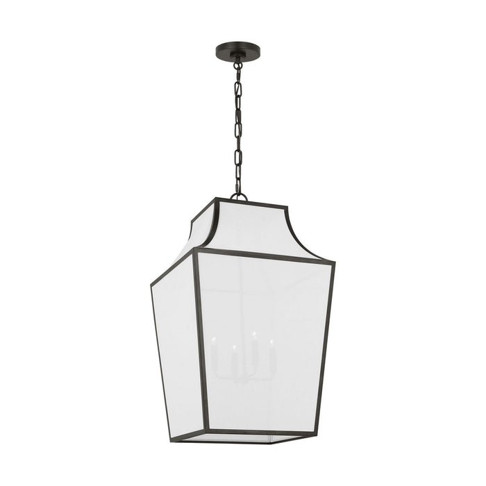 Myhouse Lighting Visual Comfort Studio - EP1434AI - Four Light Pendant - Arnio - Aged Iron