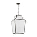 Myhouse Lighting Visual Comfort Studio - EP1434AI - Four Light Pendant - Arnio - Aged Iron