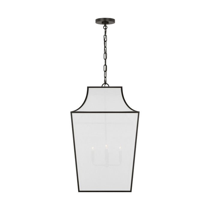 Myhouse Lighting Visual Comfort Studio - EP1434AI - Four Light Pendant - Arnio - Aged Iron