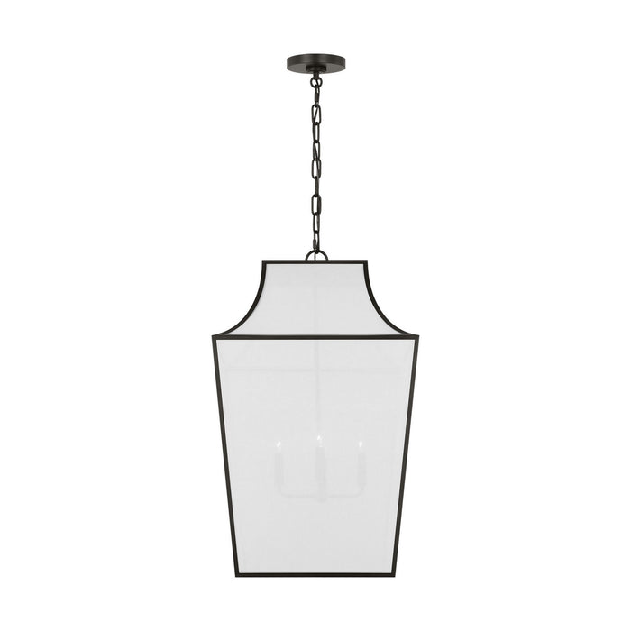 Myhouse Lighting Visual Comfort Studio - EP1434AI - Four Light Pendant - Arnio - Aged Iron