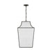 Myhouse Lighting Visual Comfort Studio - EP1434AI - Four Light Pendant - Arnio - Aged Iron