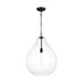 Myhouse Lighting Visual Comfort Studio - EP1441AI - One Light Pendant - Magnus - Aged Iron