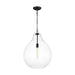 Myhouse Lighting Visual Comfort Studio - EP1441AI - One Light Pendant - Magnus - Aged Iron
