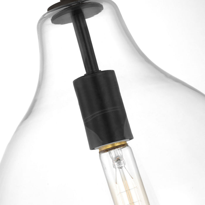 Myhouse Lighting Visual Comfort Studio - EP1451AI - One Light Pendant - Magnus - Aged Iron