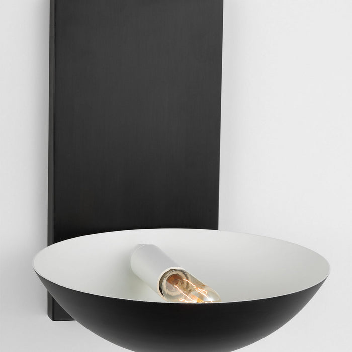 Myhouse Lighting Visual Comfort Studio - EW1181AI - One Light Wall Sconce - Nevel - Aged Iron