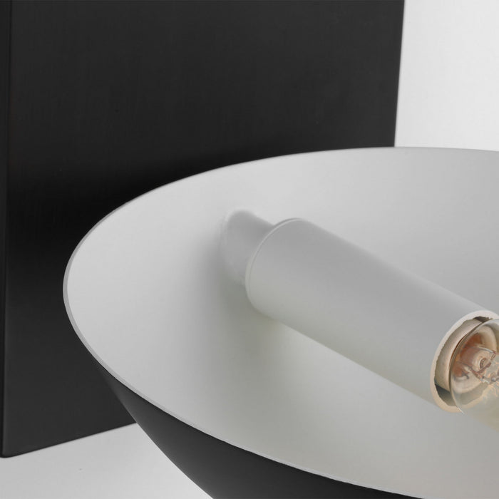 Myhouse Lighting Visual Comfort Studio - EW1181AI - One Light Wall Sconce - Nevel - Aged Iron