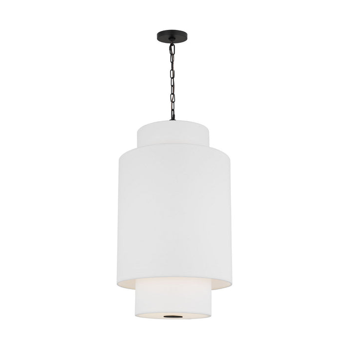 Myhouse Lighting Visual Comfort Studio - KSP1171MBK - One Light Pendant - Sawyer - Midnight Black
