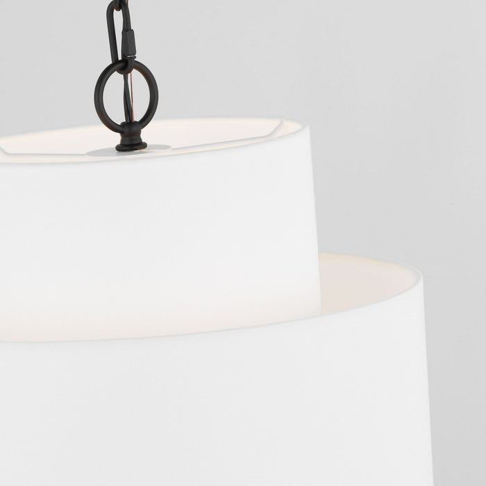 Myhouse Lighting Visual Comfort Studio - KSP1171MBK - One Light Pendant - Sawyer - Midnight Black