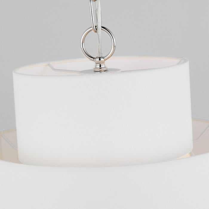 Myhouse Lighting Visual Comfort Studio - KSP1171PN - One Light Pendant - Sawyer - Polished Nickel
