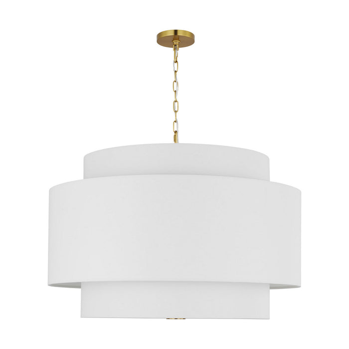Myhouse Lighting Visual Comfort Studio - KSP1184BBS - Four Light Pendant - Sawyer - Burnished Brass