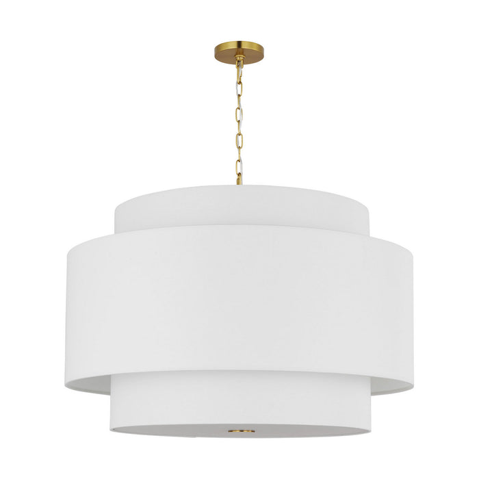 Myhouse Lighting Visual Comfort Studio - KSP1184BBS - Four Light Pendant - Sawyer - Burnished Brass