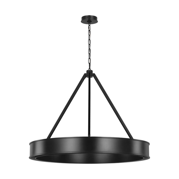 Myhouse Lighting Visual Comfort Studio - LC1221AI-L1 - LED Chandelier - Leonard - Aged Iron