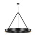 Myhouse Lighting Visual Comfort Studio - LC1231AI-L1 - LED Chandelier - Leonard - Aged Iron