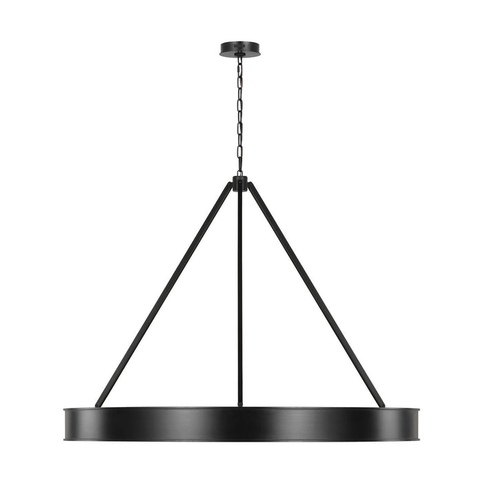 Myhouse Lighting Visual Comfort Studio - LC1231AI-L1 - LED Chandelier - Leonard - Aged Iron