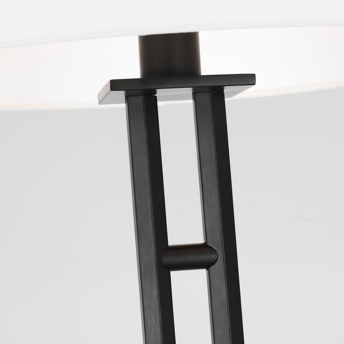 Myhouse Lighting Visual Comfort Studio - LT1201AI1 - One Light Floor Lamp - Haddon - Aged Iron