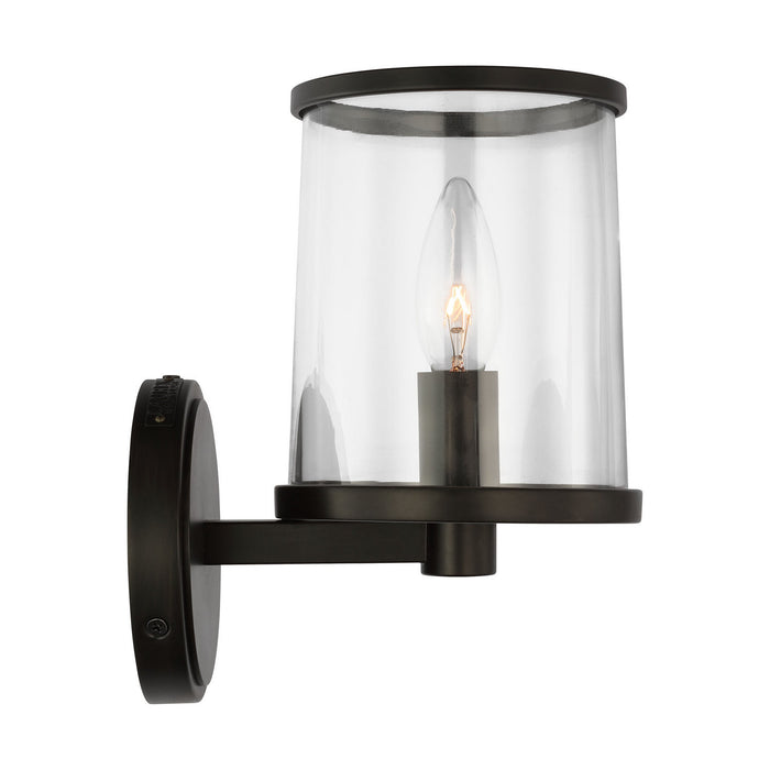 Myhouse Lighting Visual Comfort Studio - LV1081AI - One Light Vanity - Reynolds - Aged Iron