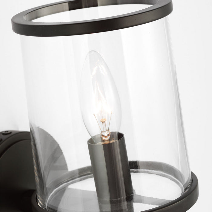 Myhouse Lighting Visual Comfort Studio - LV1081AI - One Light Vanity - Reynolds - Aged Iron