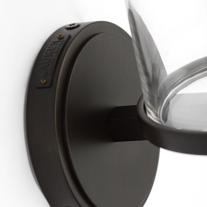 Myhouse Lighting Visual Comfort Studio - LV1081AI - One Light Vanity - Reynolds - Aged Iron