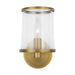 Myhouse Lighting Visual Comfort Studio - LV1081TWB - One Light Vanity - Reynolds - Time Worn Brass